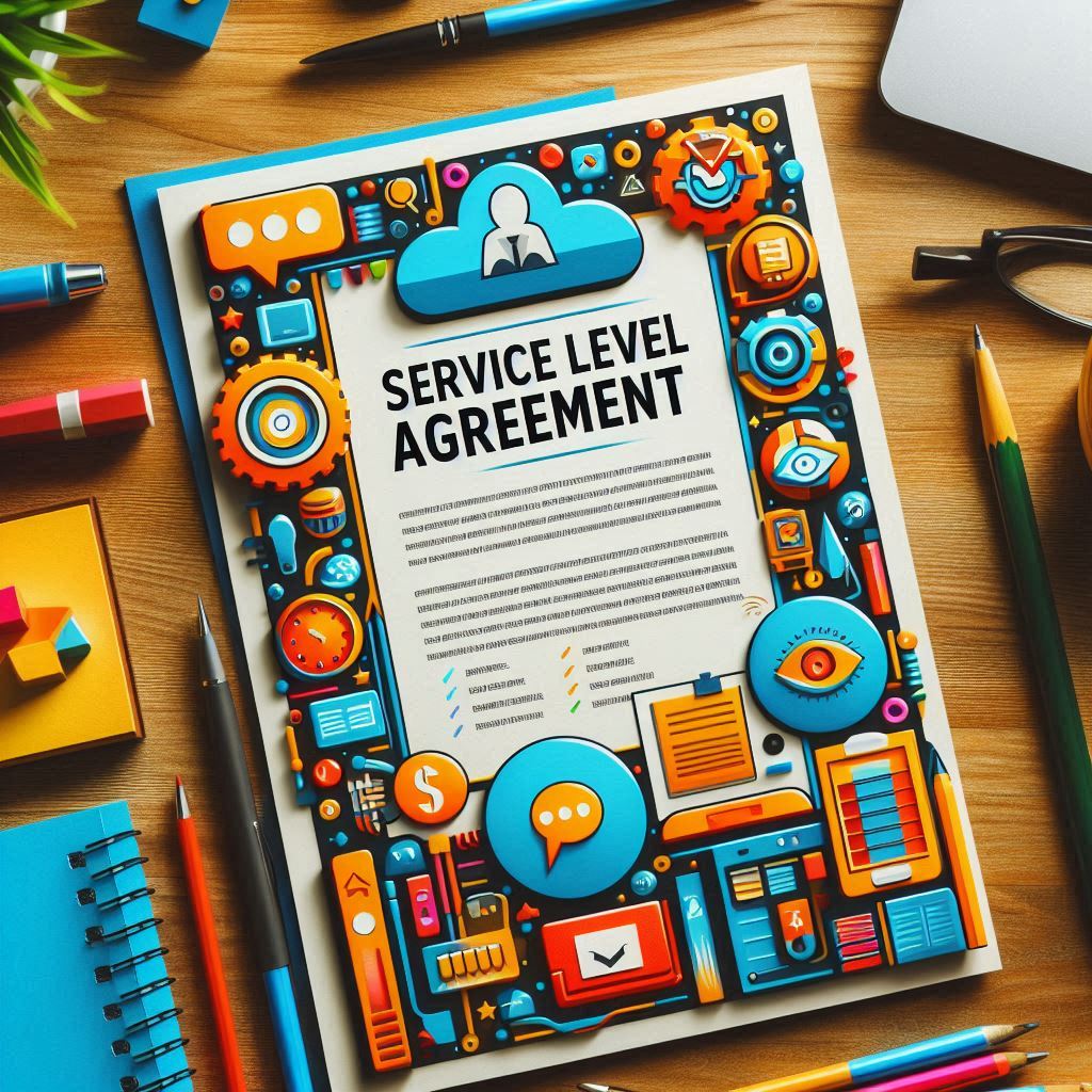 Colorful service level agreement image
